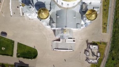 Belogorsky St. Nicholas Ortodoks-misyoner Manastırı. Rusya, perma topraklarının, beyaz dağ. Video. UltraHD (4k)