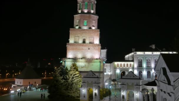 Russie Kazan Août 2017 Tour Syuyumbike Kazan Kremlin Kazan Russie — Video