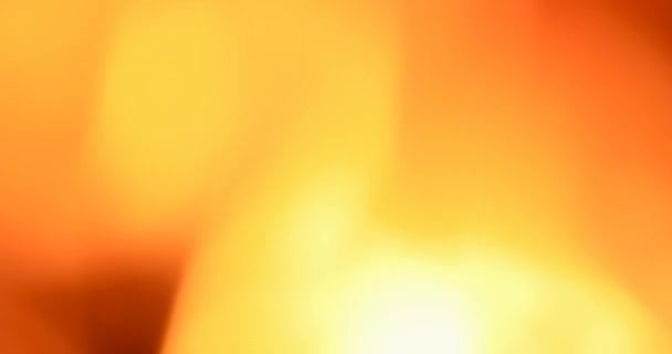 Şenlik Ateşi Yakın Çekim Geceler Değişken Odak Video Ultrahd — Stok video