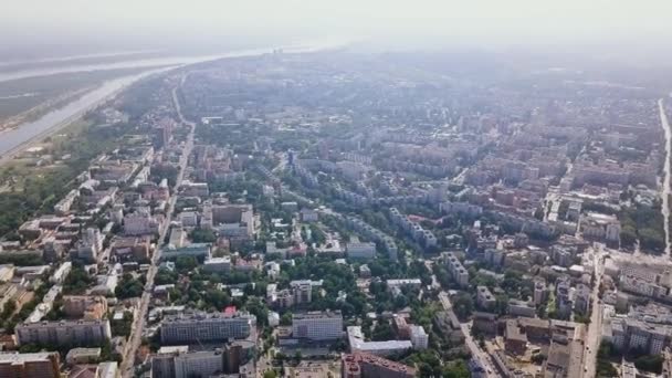 Uitzicht Het Kremlin Van Nizjni Novgorod Nizjni Novgorod Rusland Video — Stockvideo