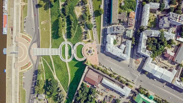 Rússia, Nizhny Novgorod - 21 de agosto de 2017: Escadaria de Chkalov — Fotografia de Stock