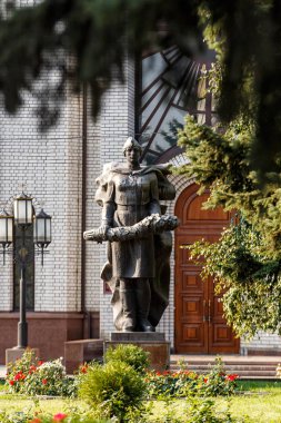 Rusya, Volgograd - 28 Ağustos 2017: Kadın asker. H