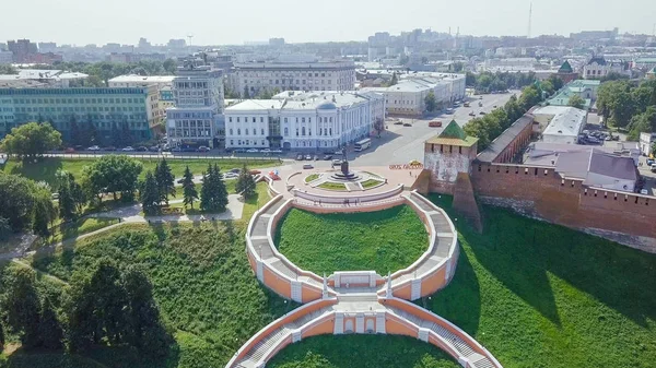 Rusko, Nižnij Novgorod - 21. srpna 2017: Chkalov staircase — Stock fotografie