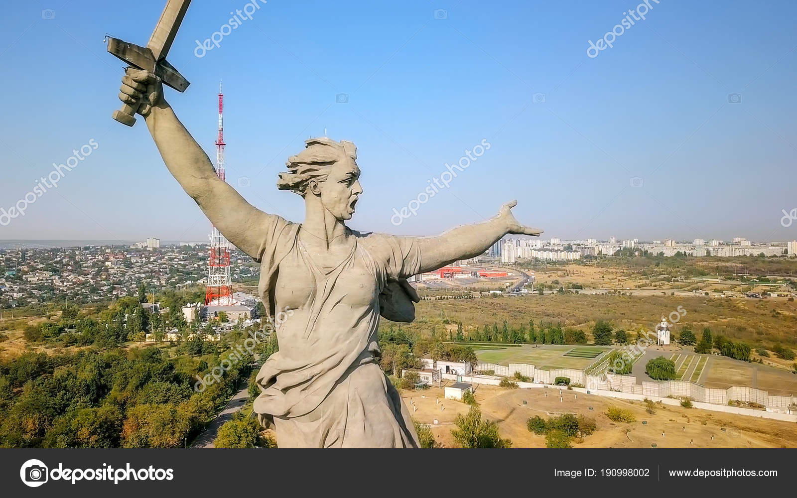 Sculpture The Motherland Calls Compositional Center Of Monument