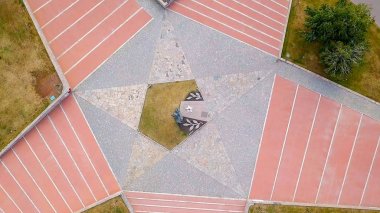 Rusya, Penza - 27 Ağustos 2017: Anıt Penza insan (Zafer Anıtı) Büyük Vatanseverlik Savaşı sırasında askeri ve emek cesaret. Penza, Rusya Federasyonu 