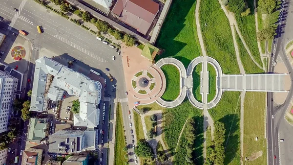 Rússia, Nizhny Novgorod - 21 de agosto de 2017: Escadaria de Chkalov — Fotografia de Stock