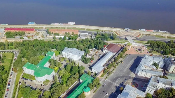 Vista del Kremlin de Nizhny Novgorod. Nizhny Novgorod, Rusia — Foto de Stock