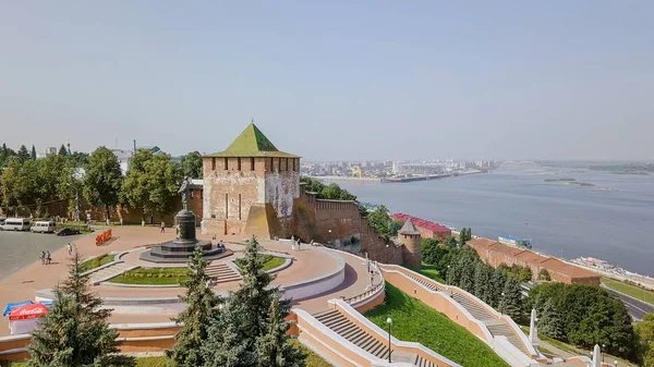 Russland, nizhny novgorod - 21. August 2017: chkalov treppe — Stockfoto