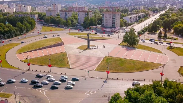 Ryssland, Penza - 27 augusti 2017: Monument av militära och labor valor Penza människor under det stora fosterländska kriget (Victory Monument). Penza, Ryssland — Stockfoto