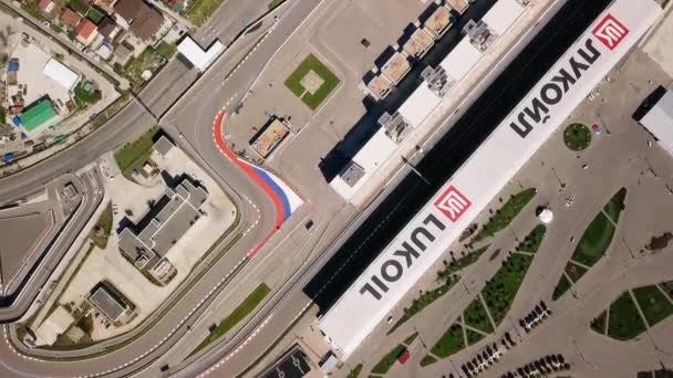 Rusia Sochi Septiembre 2017 Autodromo Sochi Método Realización Fórmula Rusia — Vídeo de stock