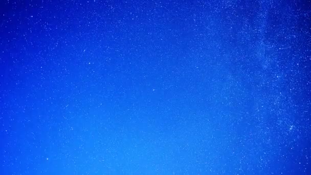 Ciel Bleu Clair Étoiles Timelapse Vidéo — Video