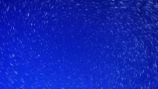 Звезды Формируют Линии Вокруг Полярной Звезды Видео Ultrahd — стоковое видео