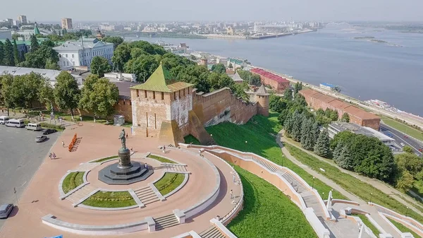 Russie, Nijni Novgorod - 21 août 2017 : Escalier Tchkalov — Photo