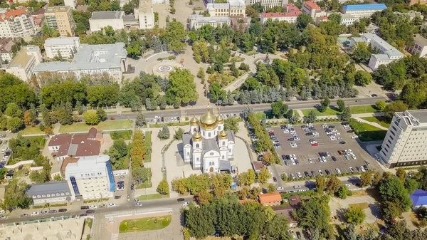 La catedral militar del Santo Príncipe Alexander Nevsky. Ciudad de Krasnodar, Rusia —  Fotos de Stock