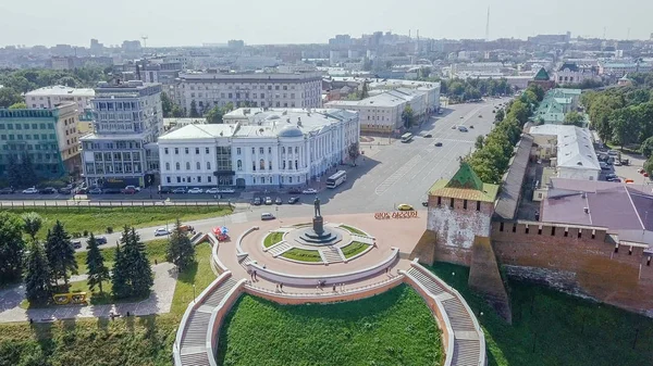 Russia, Nizhny Novgorod - August 21, 2017: Chkalov staircase — Stock Photo, Image