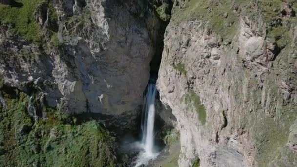 Atemberaubende Luftaufnahme Des Elbrus Sommer Kabardino Balkarien Russland Video — Stockvideo