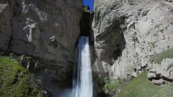 Fantastiska Flygfoto Över Elbrus Berg Sommar Kabardino Balkarien Ryssland Video — Stockvideo