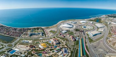 Rusya, Sochi - 03 Eylül 2017: Büyük Panoraması Olimpiyat 