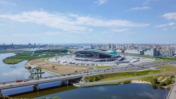 Ryssland, Kazan - 19 augusti 2017: Kazan Arena stadion. — Stockfoto