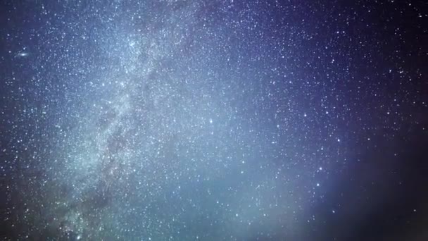 Estrellas Dando Forma Líneas Cielo Nocturno Vídeo Ultrahd — Vídeos de Stock