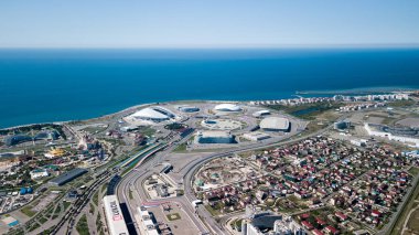 Rusya, Sochi - 03 Eylül 2017: Olympic Park'Panoraması 