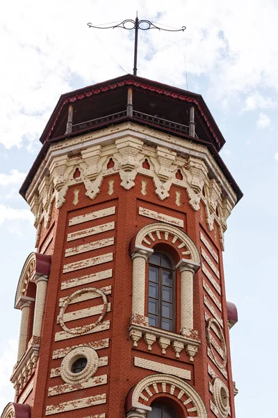 Fire Tower. 19th century. The building of the first fire station — Stock Photo, Image