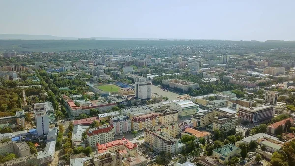 Allgemeines Stadtpanorama aus der Luft. Russland, Stawropol — Stockfoto