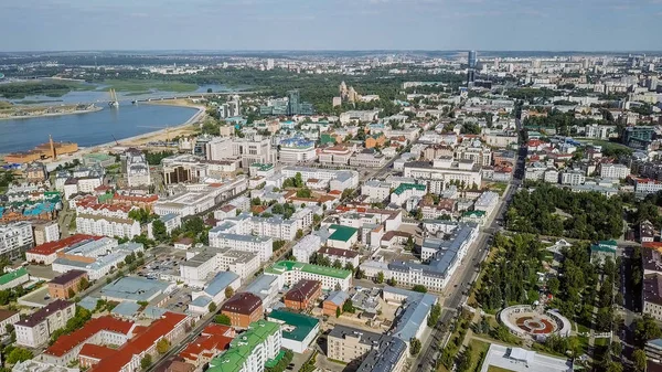 Rusya, Kazan 'ın panoramik görüntüsü — Stok fotoğraf
