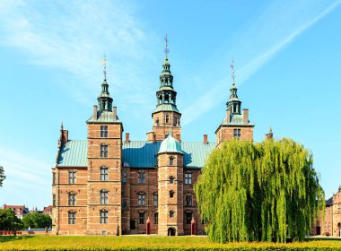 Kopenhag, Danimarka. Rosenborg Kalesi. Çağın sarayı 
