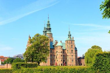 Kopenhag, Danimarka. Rosenborg Kalesi. Çağın sarayı 