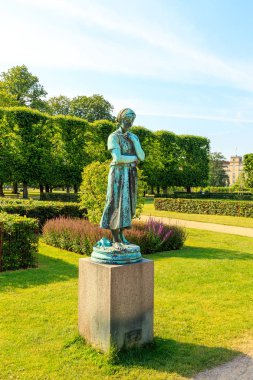 Kopenhag, Danimarka. Kraliyet Bahçesi. Liden Gunver, T 'nin yazarı.