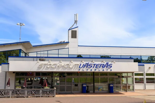 Vasteras, Suecia - 23 de junio de 2019: Aeropuerto de Estocolmo-Vasteras — Foto de Stock