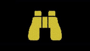 Sembol dürbünleri yün bir iplikten örülmüş. Süveter gibi örülmüş.