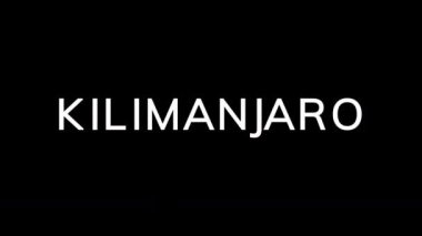 Arıza etkisinden Kilimanjaro dağı doğar. Sonra televizyon kapanıyor. Alfa Kanalı Önceden Çarpıldı - Renk siyahı ile eşleştirildi
