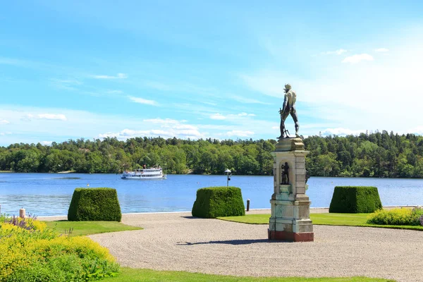 Stockholm, schweden - 23. juni 2019: drottningholm palastgarten, — Stockfoto