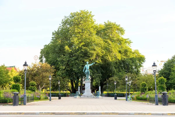 Стокгольм, Швеция Памятник Карлу XII Открытие склада — стоковое фото