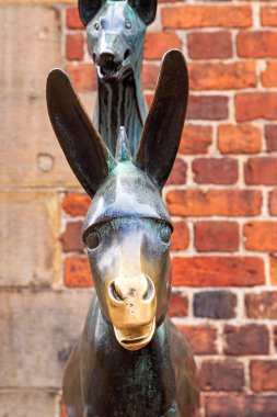 Bremen, Almanya - 28 Haziran 2019: Bremen T Anıtı