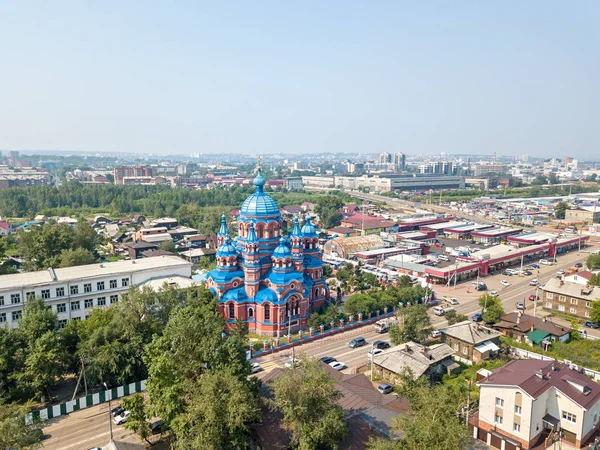 Russland, irkutsk. die Kirche der Ikone der Gottesmutter von — Stockfoto