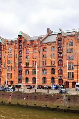 Hamburg, Almanya - 27 Haziran 2019: Hamburg Liman İdaresi