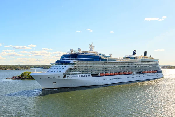 Stockholm, Sweden - June 22, 2019: Large cruise ship Celebrity S — Stock Photo, Image