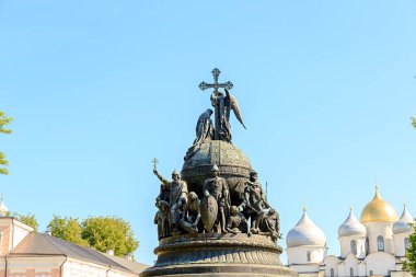 Veliky Novgorod, Rusya - 19 Haziran 2019: Anıt 