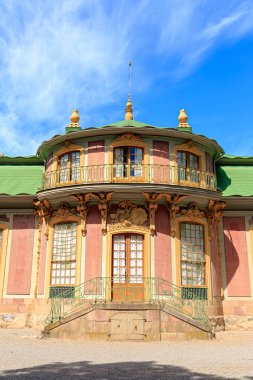 Stockholm, İsveç Drottningholm Palace Garden. Çin Pavyonu (Kina yuvası)
