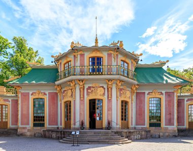 Stockholm, İsveç Drottningholm Palace Garden. Çin Pavyonu (Kina yuvası)