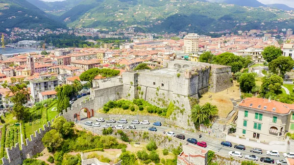 La Spezia, Italia. Castillo de San Giorgio. Vista desde arriba, Vista aérea — Foto de Stock