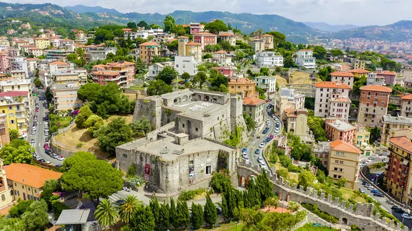 La Spezia, Italia. Castillo de San Giorgio. Vista desde arriba, Vista aérea — Foto de Stock