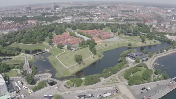 Copenhague, Danemark. Ancien Fort Kastellet. 4K 