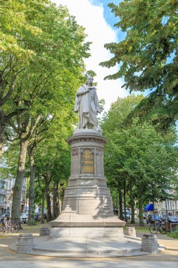 Antwerp, Belçika - 2 Temmuz 2019: Quinten Massijs Heykeli (I), 