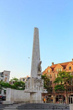 Amsterdam, Netherlands - June 30, 2019: National Monument