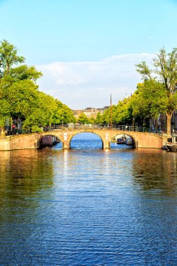 Amsterdam, Hollanda. Kanal (sokak) Keizersgra