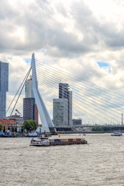 Rotterdam, Hollanda - 1 Temmuz 2019: Gökdelenler de Rotterdam 